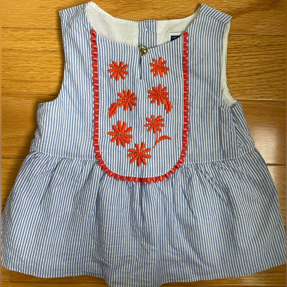 Janie and Jack girls embroidered top